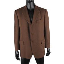 Prandina Uomo Italy Kamelhaar Blazer Herren 52 Braun Piacenza 100% Kamelhaar