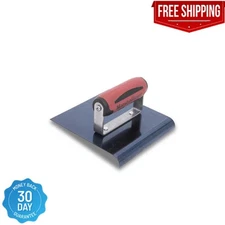 Marshalltown Concrete Edger Tool 6x6 Blue Steel Radius 3/8 Hand Trowel Finish