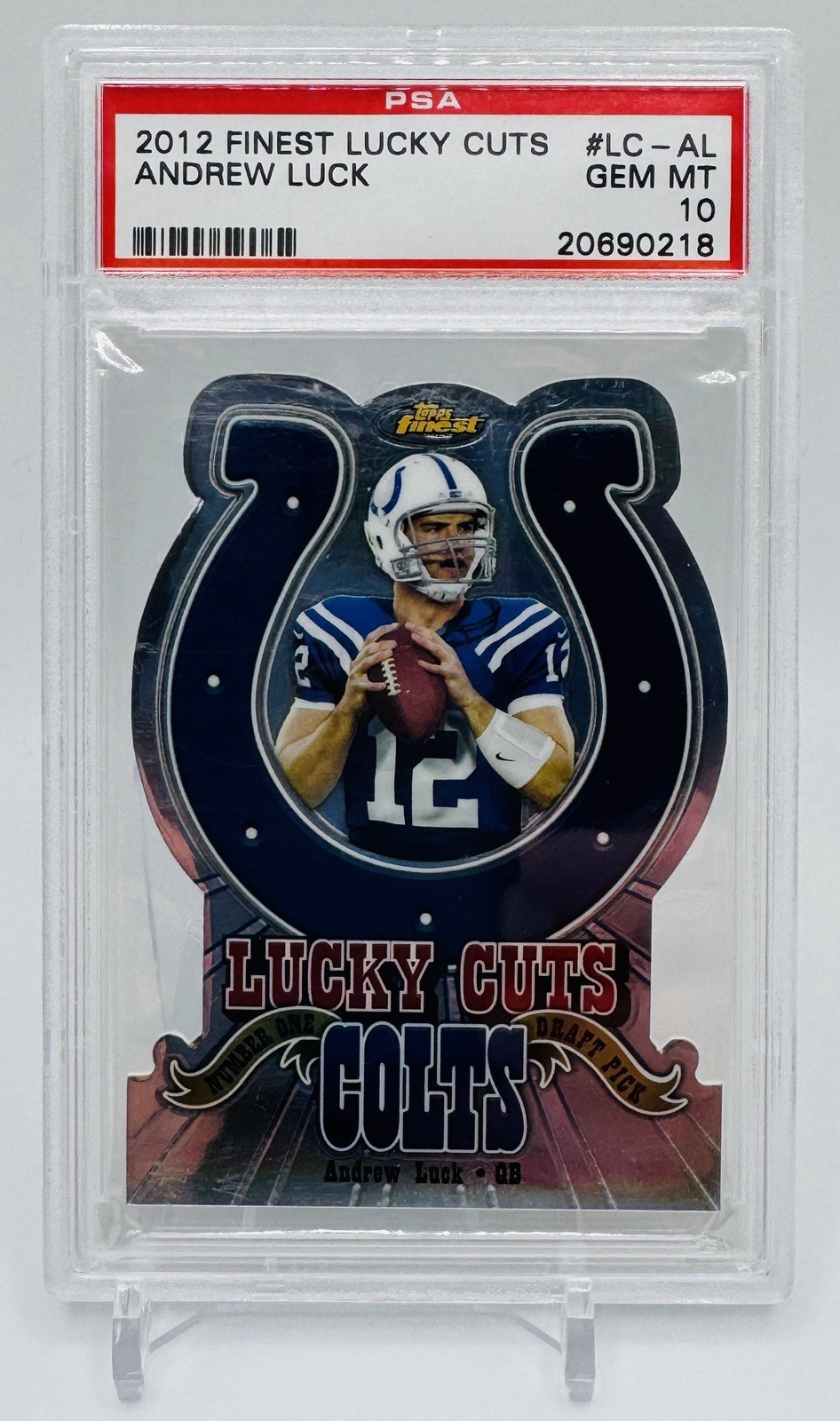 Andrew Luck Finest Lucky Cuts #LCAL Base