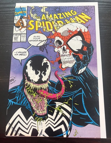 Signed Iconic Erik Larsen (see images) The Amazing Spider-Man #347 ~ High Grade