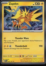 Zapdos 065/167 Rare Twilight Masquerade Pokemon Holo Near Mint