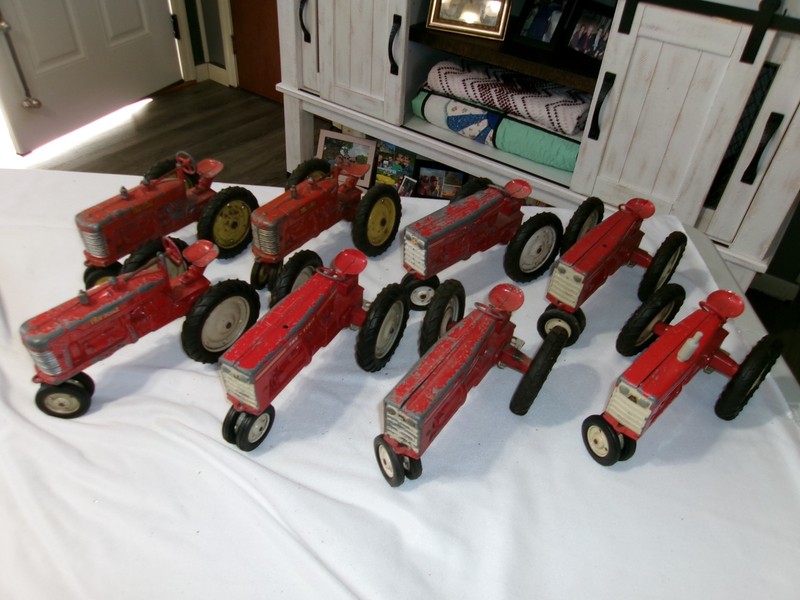 Tru Scale Eska Carter Farm Toy M Style And Other Tractors 3 IH Decals Very Rare