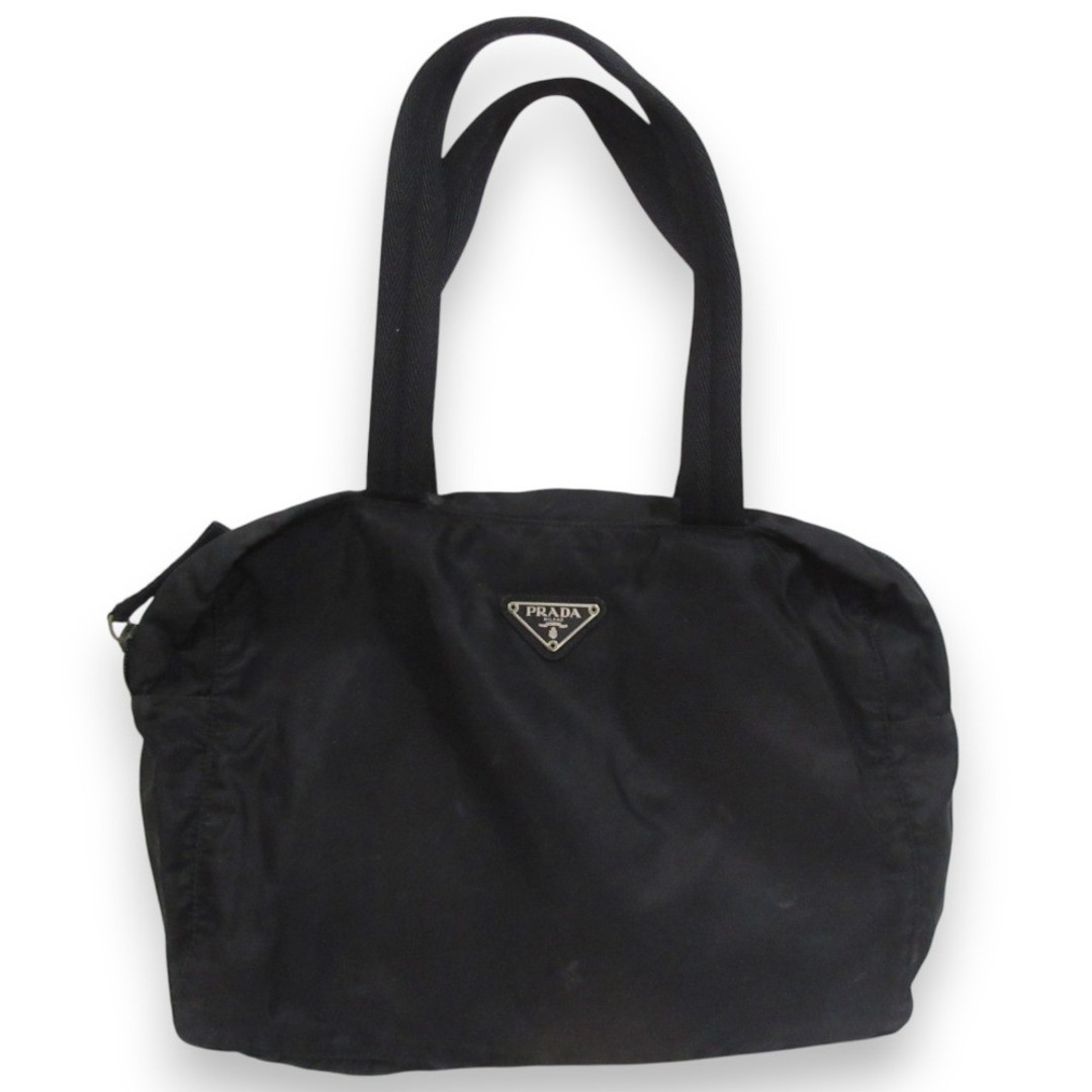 RARE Prada nylon mini Boston bag with triangle logo plate