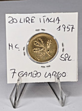 Repubblica Italiana - 20 lire 1957 - NC - 7 GAMBO LARGO SPL