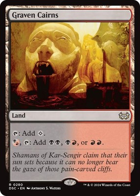 Graven Cairns - 280 - NM - Commander: Duskmourn: House of Horror - MTG