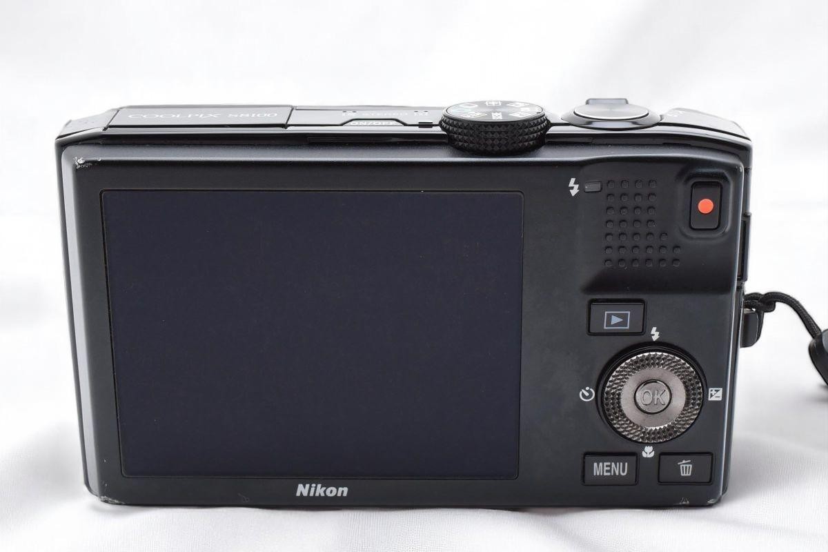 N Mint] Nikon COOLPIX S8100 Digital Camera Black 12.1MP w/Battery