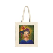 Bolso de Mano Frida Kahlo, Inspirado en el Arte para Llevar Todo, Bolso de Compras Ecológico, [...]