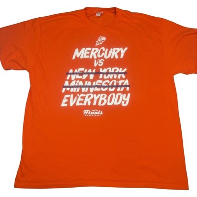 Phoenix Mercury Mens WNBA Finals Graphic T-Shirt XL Orange Basketball Fry's Tee