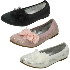 Ballerine Piatte Slip On Spot On Per Ragazze