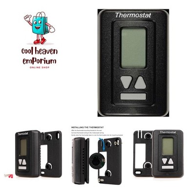RV Thermostat 94303382 12v,9430,Replacement Black Digital RV Thermostat Hot/C...