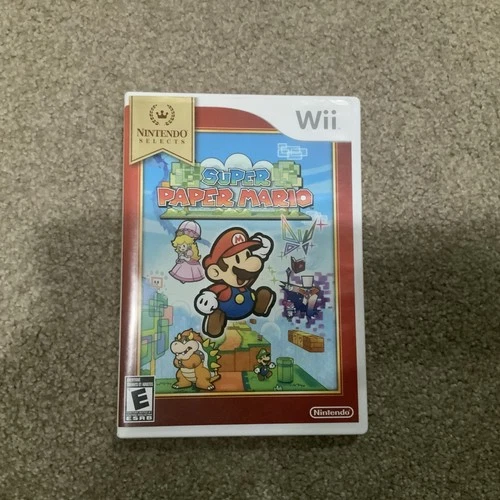 Super Paper Mario Nintendo Wii (Tested!) No Manual Video Game