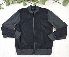 Polo Ralph Luaren Hybrid Full-Zip Sweater Dark Gray and Black Men's Size M