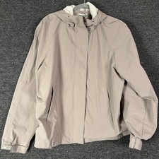 Medium Avalanche Women's Asphalt Ripstop Nylon Jacket Size XL W23 L25 Beige