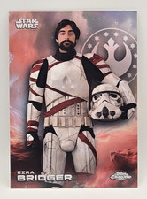 2025 Topps Chrome Star Wars Ezra Bridger Refractor 39 Ahsoka