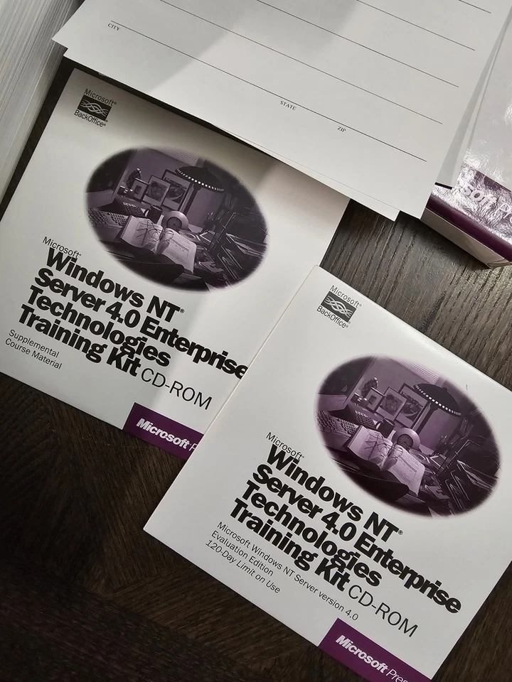 Windows NT Server 4.0 Enterprise Training Kit + 2 CD-ROMs | MCSE Microsoft Press - Image 4 of 4