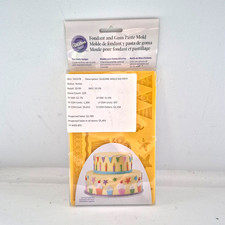 Brand new Wilton Silicone Mold Fondant Gum Paste Birthday Cake Candles Cupcakes