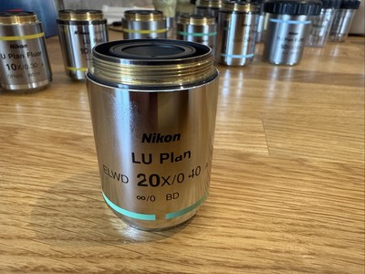 Nikon LU Plan 20x 0,40 A ELWD BD Objektiv Objektiv in gutem Zustand