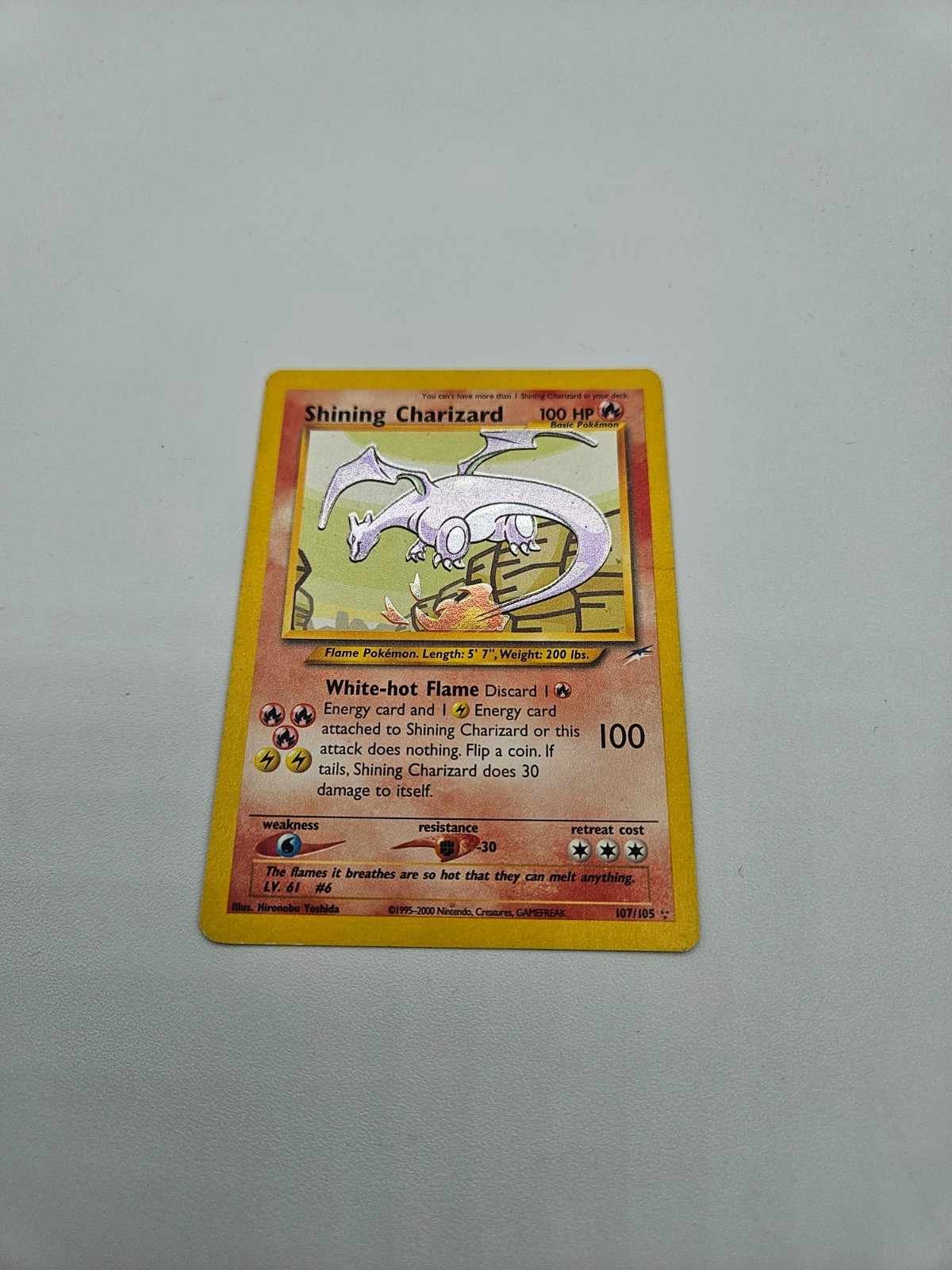 Shining Charizard 107/105 Neo Destiny Holo LP condition