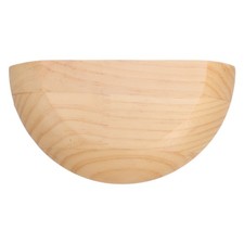 Single Floating Shelves for Wall Rustic Wood Shelf Half Round Mount Semi Circle