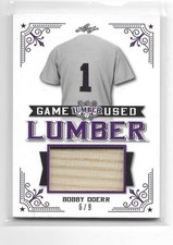 2021 Leaf Lumber - Game Used Lumber Bobby Doerr #GUL-10 /9 (MEM)