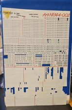 1/144 Model Art RAF RM RN Army etc title blocks, Numerals & Alphabets, B & W 