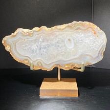 208G Rare agate Agate Geode Slab/Slice quartz crystal mineral specimen Reik