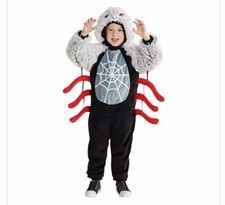 Adorable Fuzzy Spider Costume By Hyde And Eek -Jumpsuit Toddler You Choose SIze