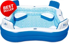 Premier Family Inflatable Pool 88in 4-Seater Backyard Fun Durable - US
