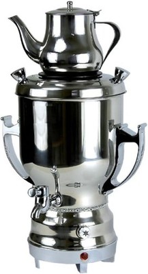Electric 3L Stainless Steel Samovar Tea Maker w/ 32oz Kettle 110V 1300W