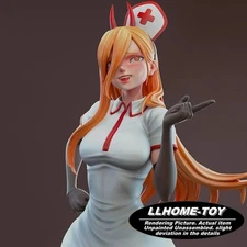 Power hot Nurse Resin 1:24 Scale Model Kit Unpainted 3d Print GK mini Figure