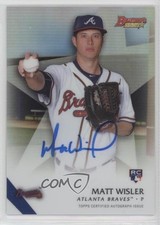 2015 Bowman's Best Best of 2015 Auto Refractor Matt Wisler #B15-MWI Auto 2r5