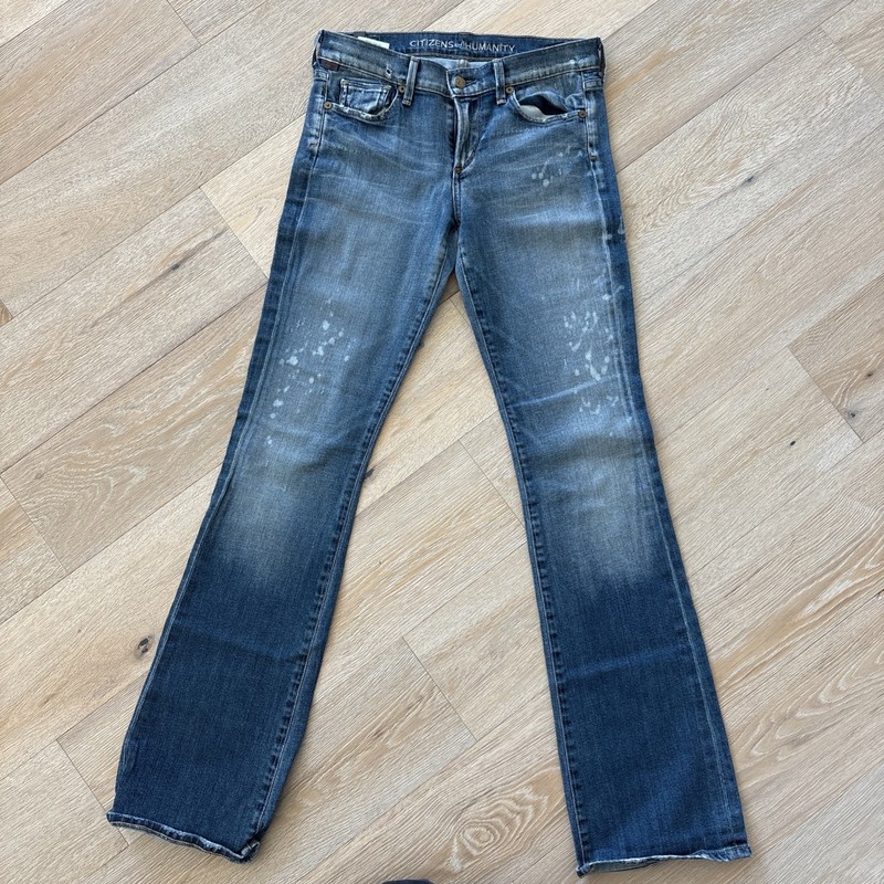 Citizens of Humanity Women's Kelly 001 Low Waist Bootcut Stretch Jeans- 27