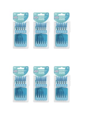 6x TePe Easy Pick Interdentalbürsten M/L blau a 36 Stück