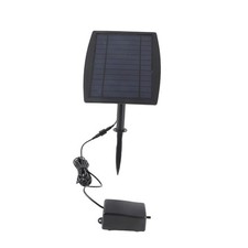 Fish Tank Oxygenator Low Noise 2200mAh Solar Aquarium Oxygen Pump with Pipe