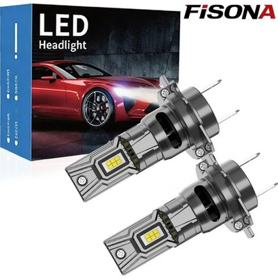 H7 LED Headlight Super Bright Bulbs Kit White 33000LM High/Low Beam 6500K 2pcs