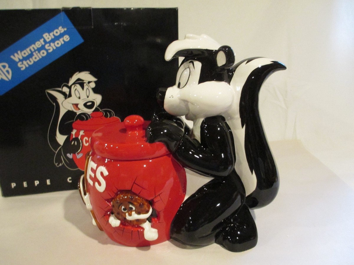 1998 Warner Bros. Studio Store Pepe Le Pew Cookie Jar | eBay