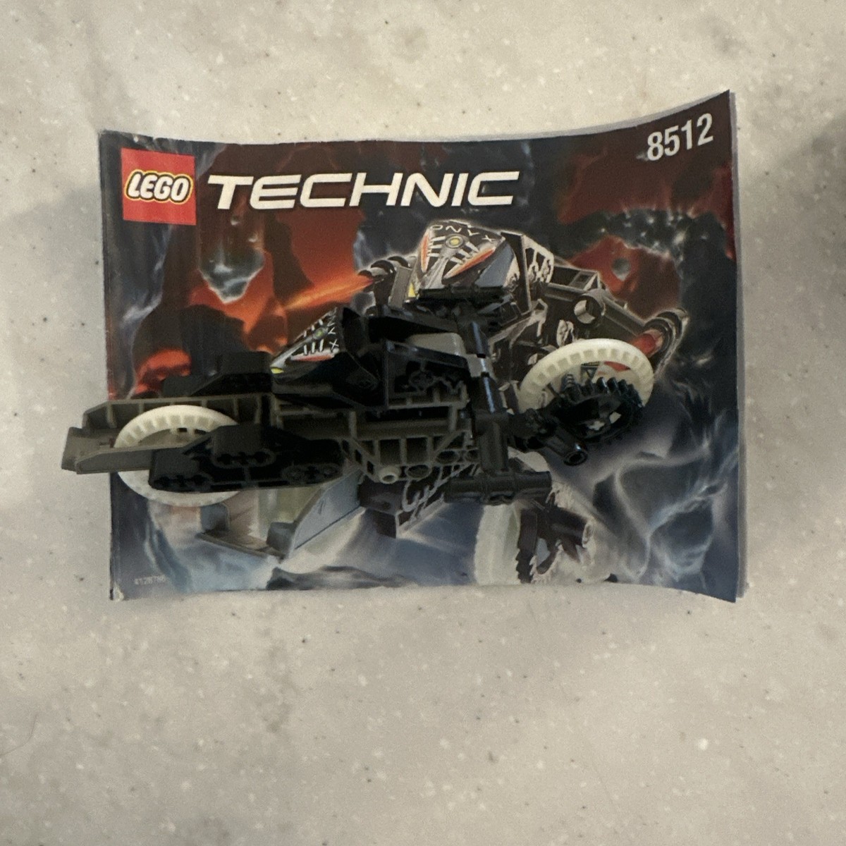 LEGO Bionicle Technic Bike Onyx 8512 w/ Canister & Instructions | eBay