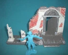 MARX/CTS Battle damaged Civil War Mansion (painted)