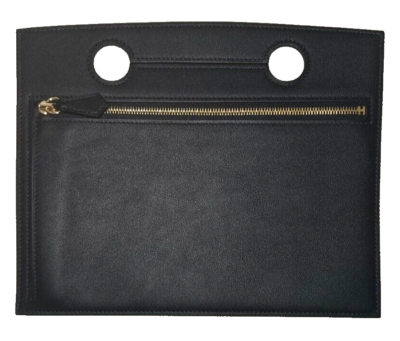 Hermès Backpocket Pouch in Swift Leather – Black - Fits 30cm