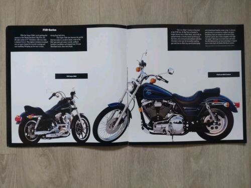 Harley Davidson Programm Prospekt 1991 Sportster Super Glide Low Rider Softail - Picture 6 of 13
