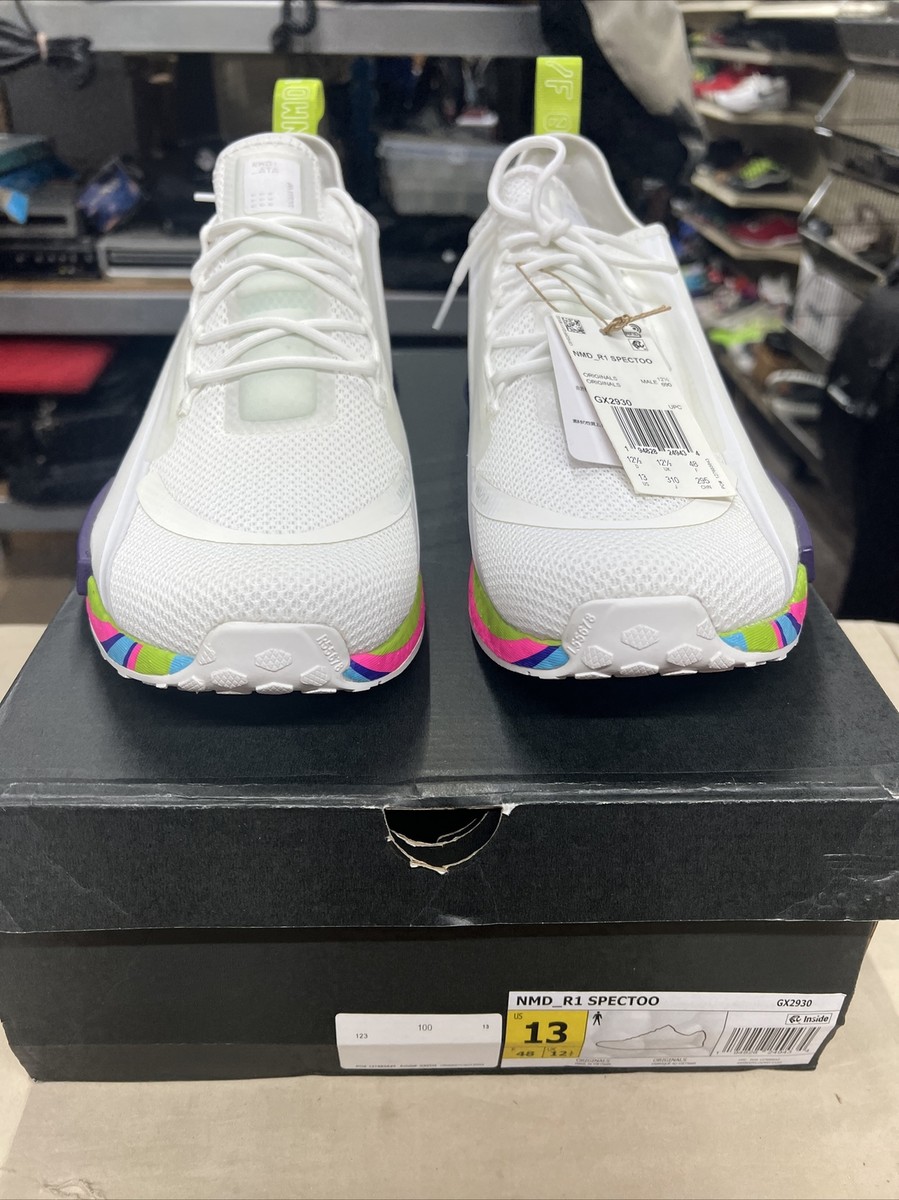 Adidas NMD R1 Spectoo White 3M Green Blue Pink Yellow Orange Multi