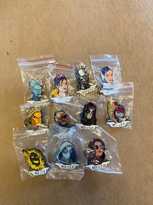ULTRA RARE! MARVEL Strike Force Game Build Pin set: v 5.0-5.10 (2020-2021)