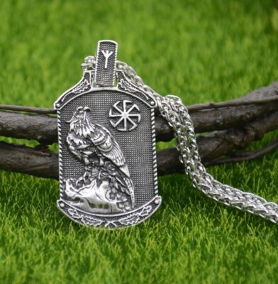 Wikinger Keltenadler Anhänger Halskette & Kette nordisch slawisch Greifvogel Symbol
