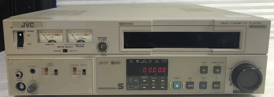 JVC Model BR-S500U Super VCR Player Editing Deck - Image 3 of 4