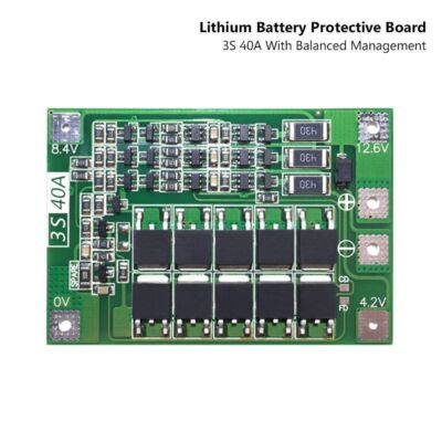 BMS 3S 40A PCB BMS Board 11.1V 12.6V 18650 Lithium Batterie Schutz Platine SP