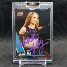 Anna Jay Autographed Signed Card AEW 2021 Upper Deck Rookie Highspots COA