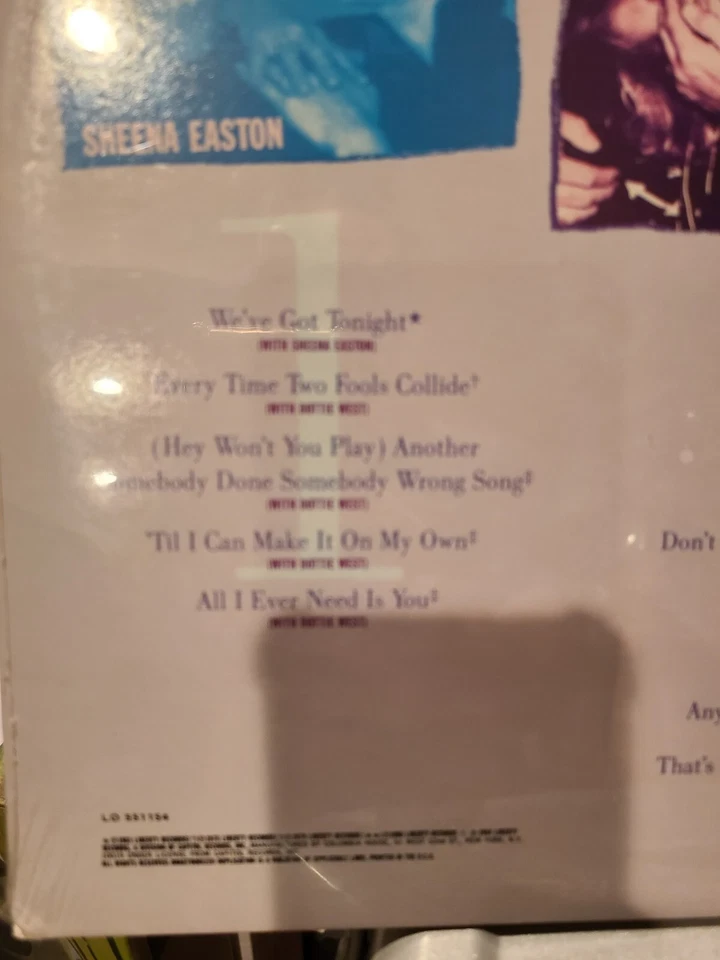 KENNY ROGERS KIM CARNES Sheena Easton Dottie Duets 1983 LP VINYL Record SEALED - Image 3 of 4