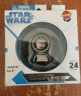 Marbs Series 2 Darth Vader vs. Obi-Wan Kenobi Chase Piece Marble #24 [Platinum]