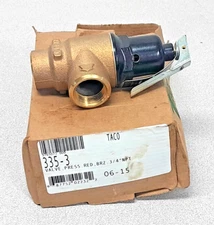 Taco 335-3 Bronze Pressure Reducing Valve 3/4" NPT - NEW / OPEN BOX