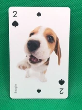 Beagle Spade 2 THE DOG  Playing card  Artlist Collection Japan
